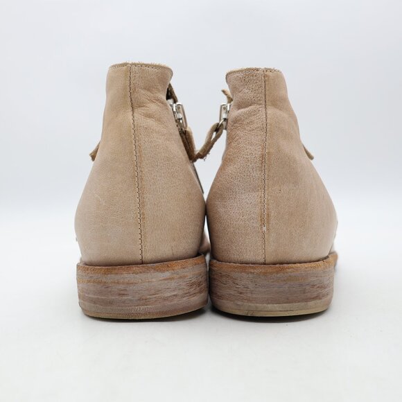 Cinzia Araia Ankle Boots Women's EU Size 42 Zip Shoes Cream Leather - Picture 5 of 11